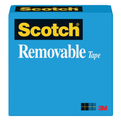 Scotch® Magic™ 811 Removable Tape, 3/4" x 1296", Clear