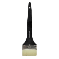 Liquitex Free-Style Large-Scale Paint Brush, 4", Flat/Varnish Cut, Synthetic, Black