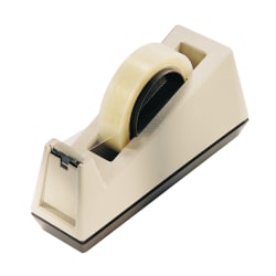 Scotch® Desktop Tape Dispenser, 1 Dispenser, 3 in. Core, Beige, School Supplies and College Essentials for Students and Teachers