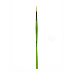Liquitex Free-Style Detail Paint Brush, Synthetic, Size 8, Round Bristle, Green