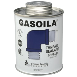 Gasoila® Chemicals Soft-Set Thread Sealant, 16 Oz, Blue/Green, Pack Of 12 Cans