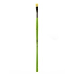 Liquitex Free-Style Detail Paint Brush, Synthetic, Size 6, Bright Bristle, Green