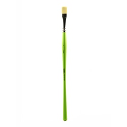 Liquitex Free-Style Detail Paint Brush, Synthetic, Size 8, Bright Bristle, Green