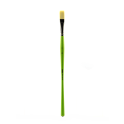 Liquitex Free-Style Detail Paint Brush, Synthetic, Size 8, Flat Bristle, Green
