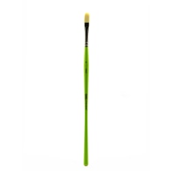Liquitex Free-Style Detail Paint Brush, Synthetic, Size 6, Filbert Bristle, Green