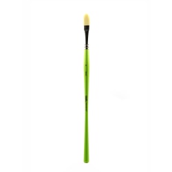 Liquitex Free-Style Detail Paint Brush, Synthetic, Size 8, Filbert Bristle, Green