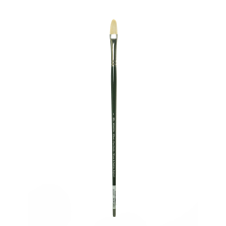 Winsor & Newton Winton Hog Paint Brush, Size 6, Filbert Bristle, Hog Hair, Green