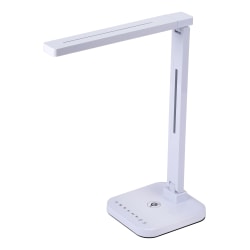 Bostitch® Wireless Charging LED Desk Lamp, 12-1/8"H, White