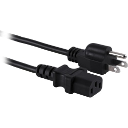 Ativa® Universal AC Replacement Power Cord, 10’, Black, 26897