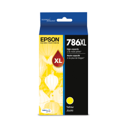 Epson® 786XL DuraBrite® Yellow Ultra-High-Yield Ink Cartridge, T786XL420-S