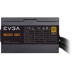 EVGA 600 GD Power Supply - Internal - 120 V AC, 230 V AC Input - 3.3 V DC, 5 V DC, 12 V DC Output - 600 W - 1 +12V Rails - 1 Fan(s) - 92% Efficiency