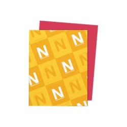 Wausau Astrobrights® Multi-Use Card Stock, Re-Entry Red, Letter (8.5" x 11"), 65 Lb, Pack Of 250