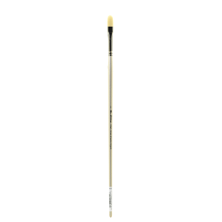 Winsor & Newton Artisan Series Paint Brush, Size 8, Filbert Bristle, Synthetic, Silver