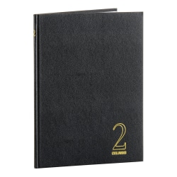 Wilson Jones® Single Page Columnar Book, 9 1/4" x 7", 2 Columns, 40 Sheets