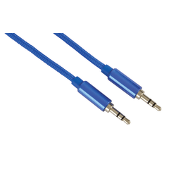 Ativa® Braided Auxiliary Audio Cable For Apple® iPhone® And iPod®, 3.5 mm, 3', Blue