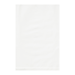 Partners Brand 2 Mil Colored Flat Poly Bags, 6" x 9", White, Case Of 1000