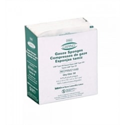 Medline Caring Sterile Woven Gauze Sponges, 8-Ply, 4" x 4", Case Of 24