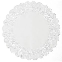 Round Lace Doilies, 6", Carton Of 1,000