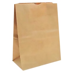 Duro Bag Novolex™ Paper Carry-Out Bags, 6 1/4"H x 9 3/4"W x 6 1/4"D, Brown, Pack Of 500