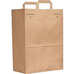 Duro Bag Novolex™ Paper Shopping Bags With Handles, 17"H x 12"W x 7"D, Kraft, Carton Of 300
