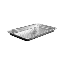 HFA Full Size Foil Pans, 84 Oz, 20 3/4" x 12 13/16" x 1 5/8" , Silver , Carton Of 50
