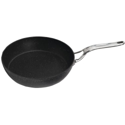 Starfrit The Rock Fry Pan with Stainless Steel Handle (8") - Cooking, Frying - Dishwasher Safe - 8" Frying Pan - Rock
