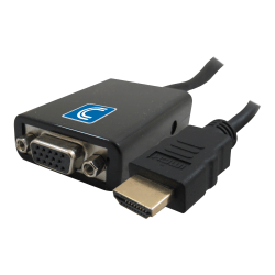 Comprehensive - Video / audio adapter - HDMI male to HD-15 (VGA), mini-phone stereo 3.5 mm female - 4 in