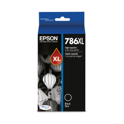 Epson® 786XL DuraBrite® Black High Yield Ink Cartridge, T786XL120-S