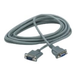 APC - Serial extension cable - DB-9 (M) to DB-9 (F) - 15 ft - gray - for P/N: SRV1KA-TW, SRV1KI-TW, SRV2KA-TW, SRV2KI-TW, SRV3KA-TW, SRV3KI-TW, SRV6KI-TW