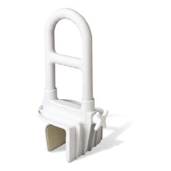 Medline Guardian Bi-Level Bathtub Grab Bar, White
