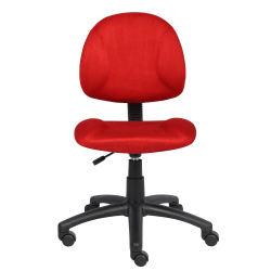 Boss Microfiber Task Chair, Red