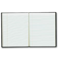 Blueline® Executive Notebook, 9 1/4" x 7 1/4", College Ruled, 75 Sheets, Black