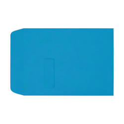 LUX #9 1/2 Open-End Window Envelopes, Top Left Window, Self-Adhesive, Pool, Pack Of 50