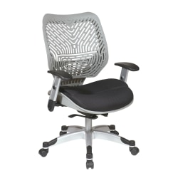 Office Star™ SPACE Revv Mesh Chair, Fog Gray/Raven