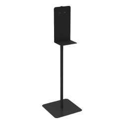 Built Sanitizer Floor Stand, 48" x 14" x 14", Black