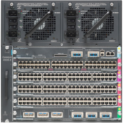 Cisco Catalyst WS-C4506-E Chassis - Manageable - Gigabit Ethernet - 10/100/1000Base-T - 3 Layer Supported - Twisted Pair - PoE Ports - 10U High - Rack-mountable - Lifetime Limited Warranty