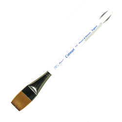 Winsor & Newton Cotman Watercolor Paint Brush 777, 1", One-Stroke Bristle, Synthetic, Clear