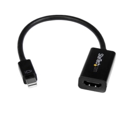 StarTech.com Mini DisplayPort To HDMI 4K Audio/Video Converter, Black