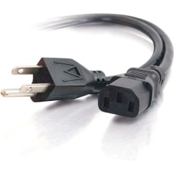 C2G 6ft 14 AWG Premium Universal Power Cord (NEMA 5-15P to IEC320C13) TAA - Power cable - power (M) to power (F) - 6 ft - black