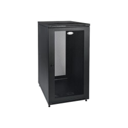 Tripp Lite 24U Rack Enclosure Server Cabinet 33" Deep w/ Doors & Sides - Rack cabinet - black - 24U - 19"