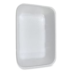 GEN Meat Trays, #20K, 2-1/2"H x 12"W x 8-3/4"D, White, Pack Of 250 Trays