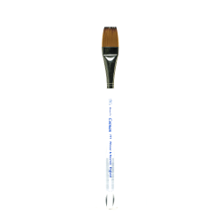 Winsor & Newton Cotman Watercolor Paint Brush 777, 3/4", One-Stroke Bristle, Synthetic, Clear
