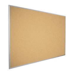 Balt® Best Rite® Valu Tak Cork Bulletin Board, 48" x 60", Aluminum Frame With Silver Finish