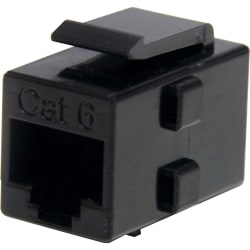 StarTech.com Cat 6 RJ45 Keystone Jack Network Coupler - F/F - Join Two Cat6 Patch Cables Together to Make a Longer Cable - C6KEYCOUPLER