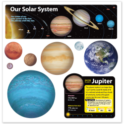 TREND Solar System Bulletin Board Set, Multicolor, Pre-K - Grade 8