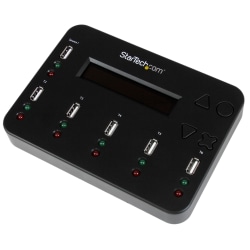 StarTech.com Standalone 1:5 USB Flash Drive Duplicator and Eraser - Flash Drive Copier