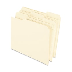 Oxford® 1/3-Cut File Folders, Letter Size, Manila, Box Of 100