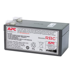 APC Replacement Battery Cartridge #47 - UPS battery - 1 x battery - lead acid - 3200 mAh - black - for P/N: BE325, BE325-CN, BE325-FR, BE325-GR, BE325-IT, BE325-LM, BE325R, BE325R-CN, BE325-UK