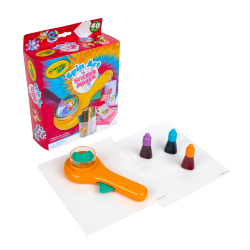 Crayola Spin Art Sticker Maker Machine, Create 42 Custom Stickers, Spiral Art Set for Kids, Arts & Crafts Kit, Toys & Gifts, Ages 6+