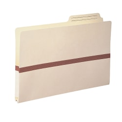 Smead® Economy Drop-Front Filing Pockets, Legal Size, 1" Expansion, Manila